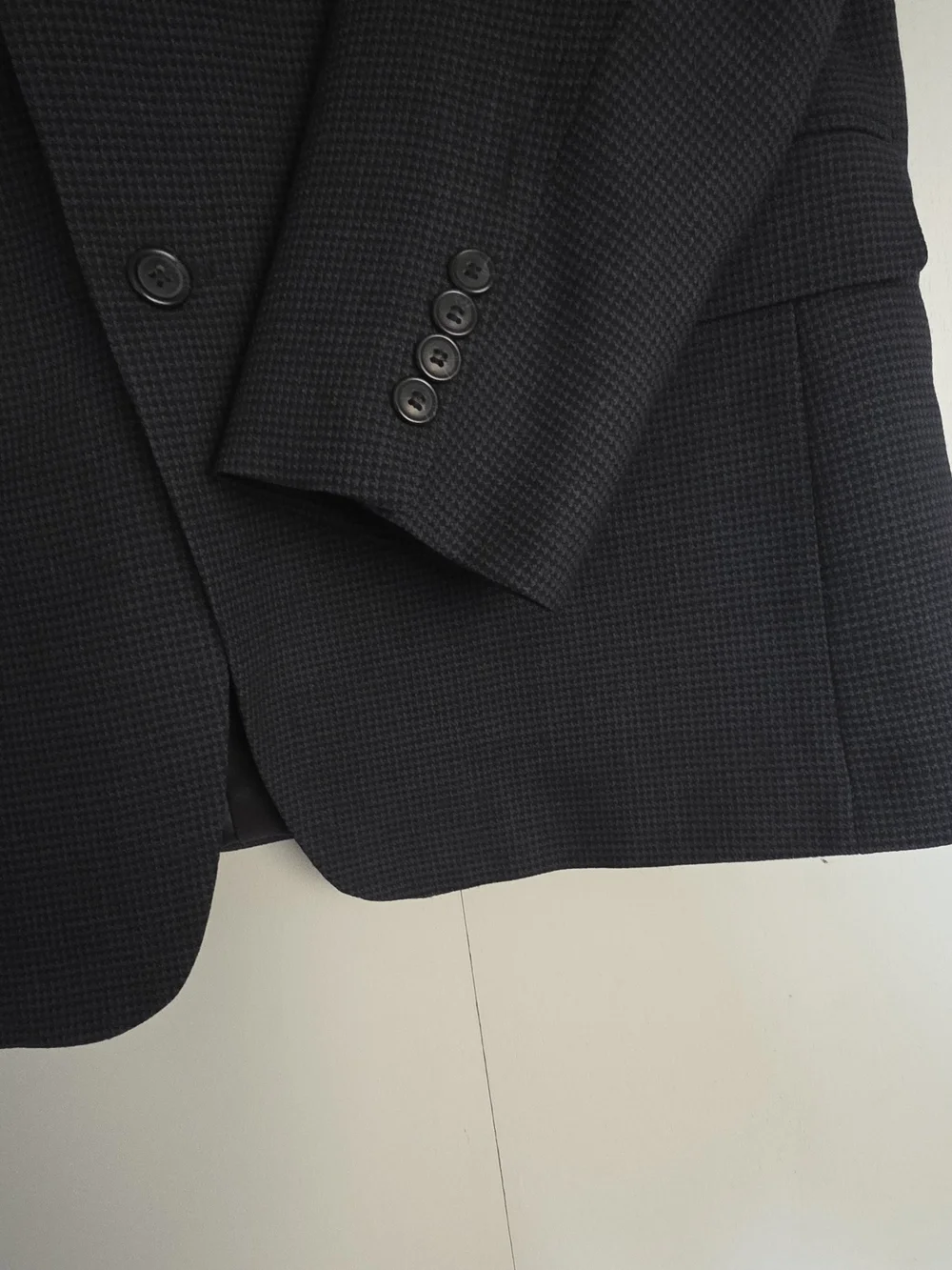 Haggar Men's Navy Micro-Check Sport Coat